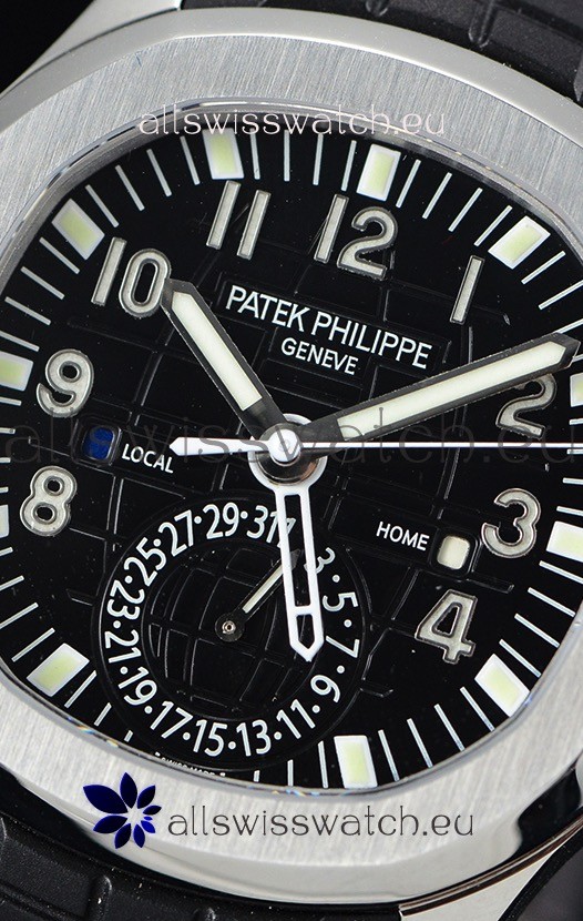 IMG_9081 Patek Philippe Aquanaut 5164A 1:1 Mirror Black Dial Replica 8