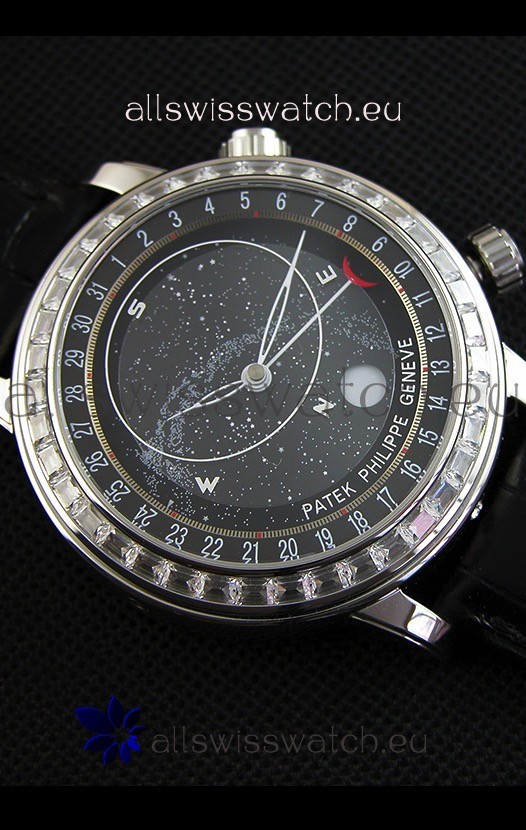 IMG_9081 Patek Philippe Grand Complication 6102P Celestial Moon Age Grey Dial Replica 8