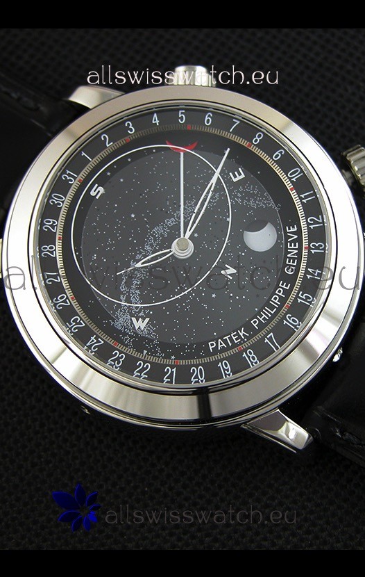 IMG_9081 Patek Philippe Grand Complication 6102P Celestial Moon Age Grey Dial Replica 8