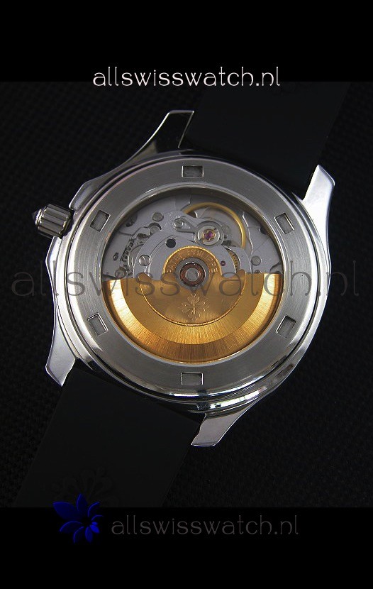 Patek Philippe Aquanautwith Diamonds Encrusted Casing Replica 8