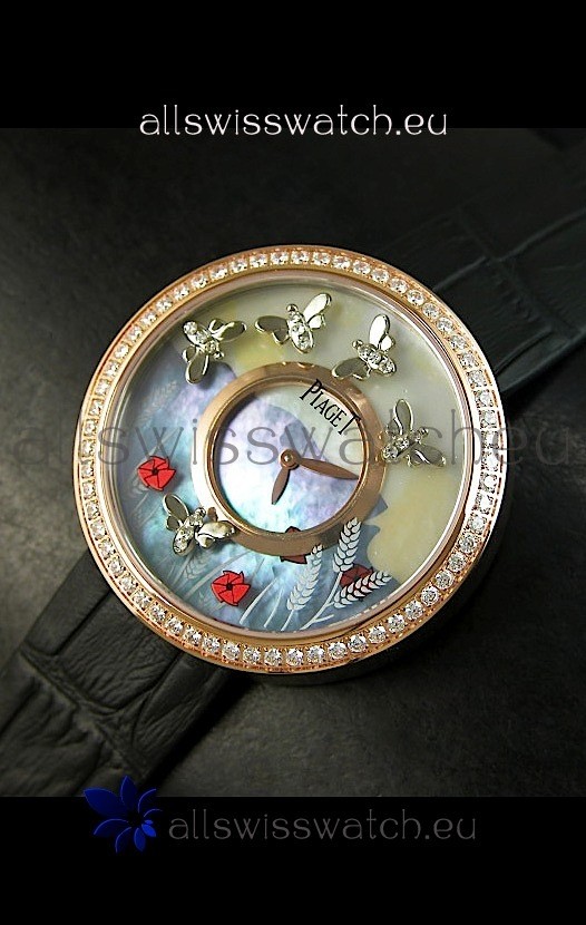 IMG_9081 Piaget Altiplano Ultra-Thin Quartz Movement Ladies with Black Strap Replica 8