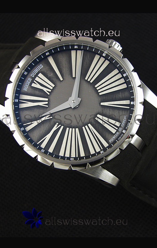 IMG_9081 Roger Dubuis Excalibur Steel Case Grey Dial Replica 8