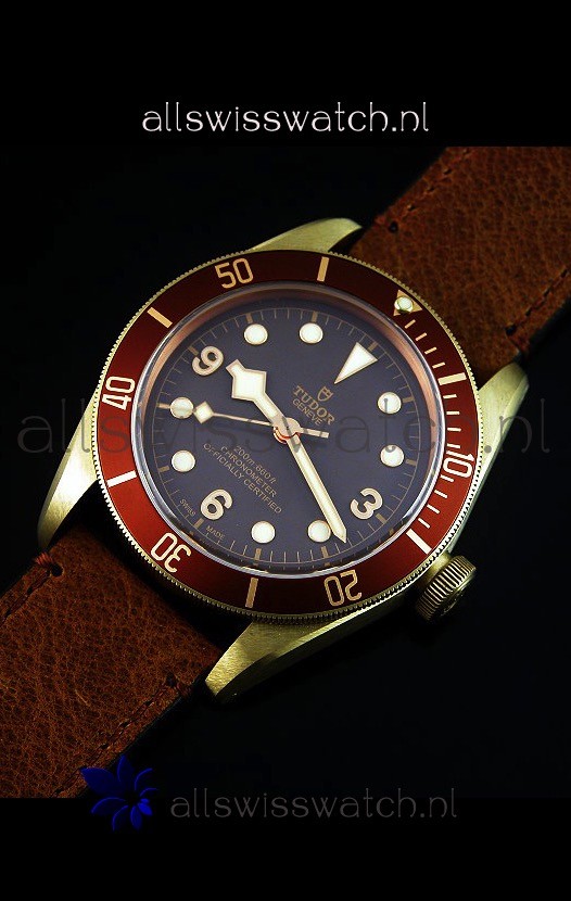 Tudor Heritage Bay Bronze 1:1 Mirror Edition with Two Straps Replica 8