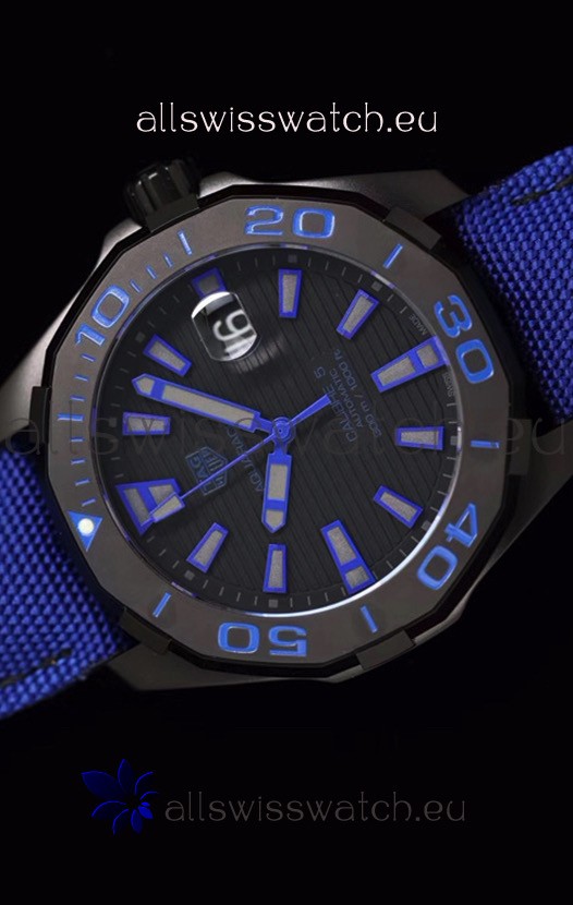 IMG_9081 Tag Heuer Aquaracer Calibre 5 Ceramic Case 1:1 Mirror Replica 8