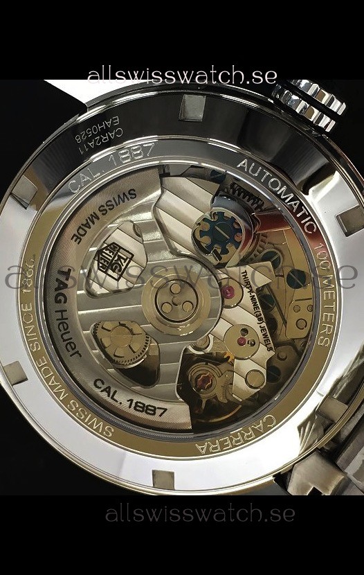IMG_9081 Tag Heuer Carrera Calibre 1887 Ceramic Bezel 1:1 Ultimate Mirror Replica 8