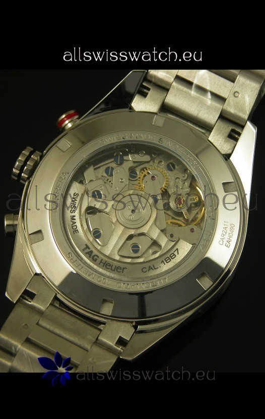 IMG_9081 Tag Heuer Carrera Calibre 1887 Grey Dial - 1:1 Mirror Replica 8