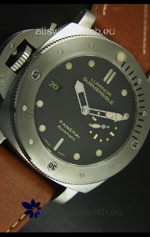 IMG_9081 Panerai Luminor Submersible PAM569 Titanium - 1:1 Ultimate Replica 8