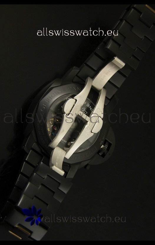 IMG_9081 Panerai Luminor GMT PAM441 Ceramica - DLC Coated Edition Replica 8