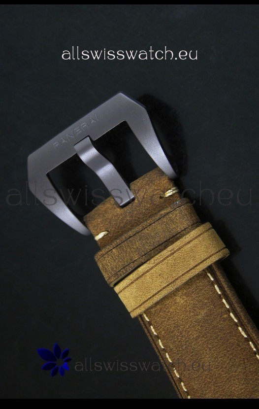 IMG_9081 Panerai Radiomir PAM505 Black Seal 3 Days Edition with DLC Coated Case Replica 8