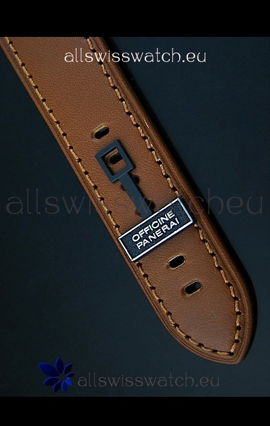 IMG_9081 Panerai Luminor PAM111- SuperLume Hour Sandwich Dial Markers Replica 8