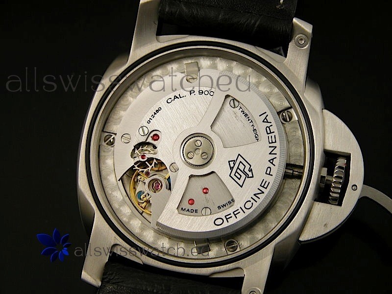 IMG_9081 Panerai Luminor PAM320L 1950 Edition 3 Days GMT Replica 8