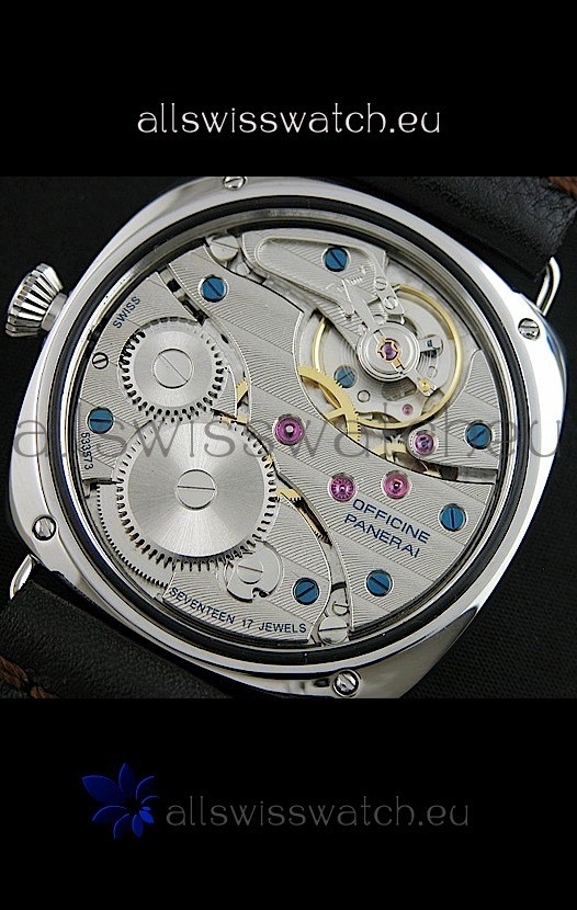 IMG_9081 Panerai PAM380 Radiomir Black Seal Automatic in Brown Strap Replica 8