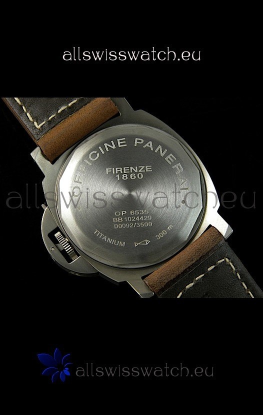 IMG_9081 Panerai Luminor Marina PAM 061D Titanium Case - 1:1 Mirror Replica 8