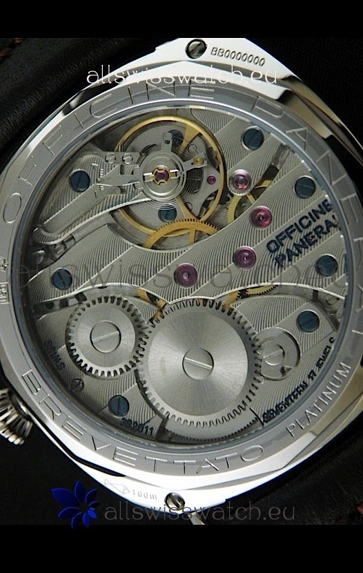 IMG_9081 Panerai Radiomir California Vintage Homage in Black Dial Replica 8