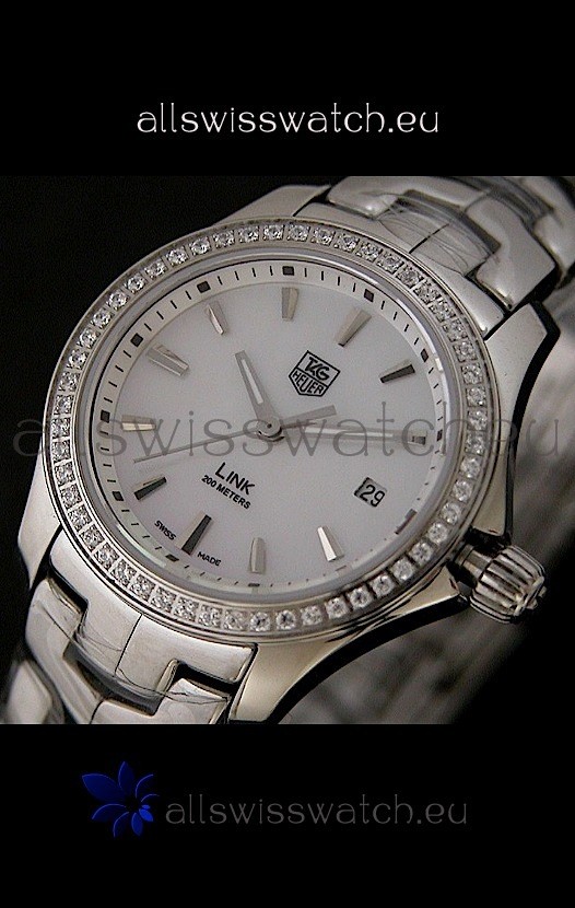 IMG_9081 Tag Heuer Link Ladies in Mother of Pearl White Dial Replica 8