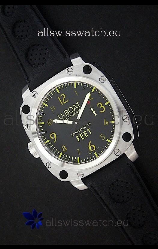 IMG_9081 U-Boat Thousands of Feet Steel Automatic in Yellow Markers Replica 8
