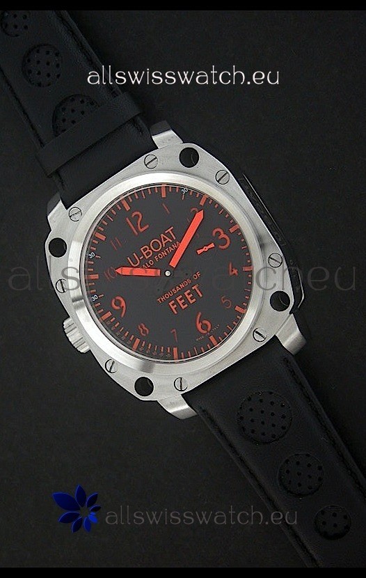 IMG_9081 U-Boat Thousands of Feet Steel Automatic in Red Markers Replica 8