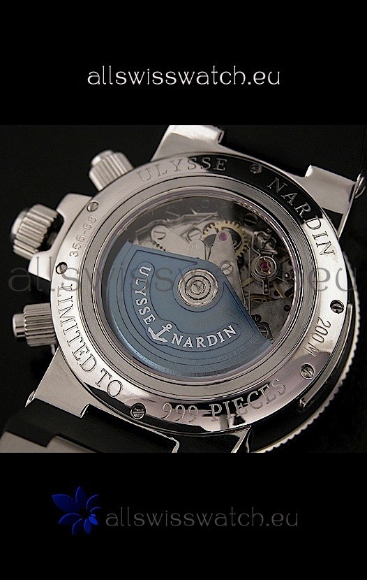 IMG_9081 Ulysse Nardin No.239 Automatic in Black&White Dial Replica 8