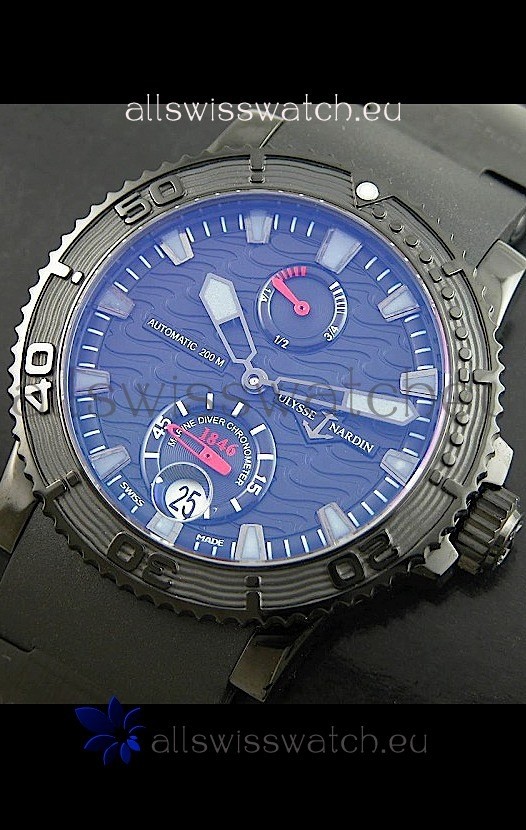 IMG_9081 Ulysse Nardin No189 in Black Dial Replica 8