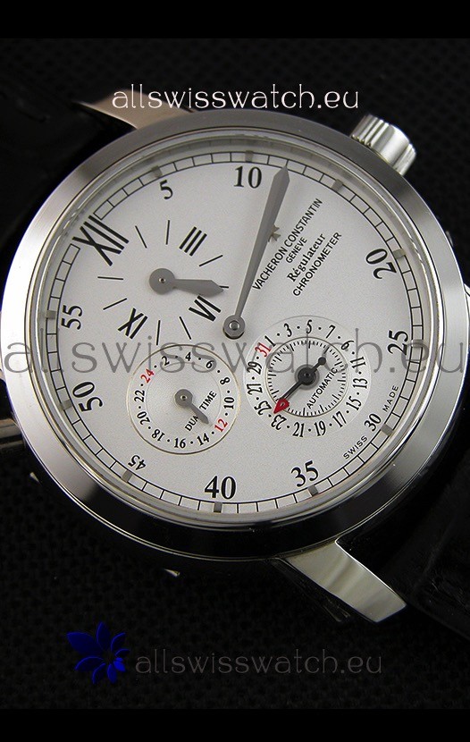 IMG_9081 Vacheron Constantin Malte Dual Time Regulator Steel Replica 8