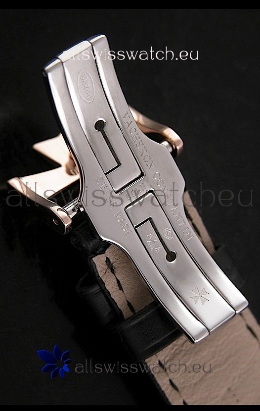 IMG_9081 Vacheron Constantin Geneve Automatic in Black Dial Replica 8