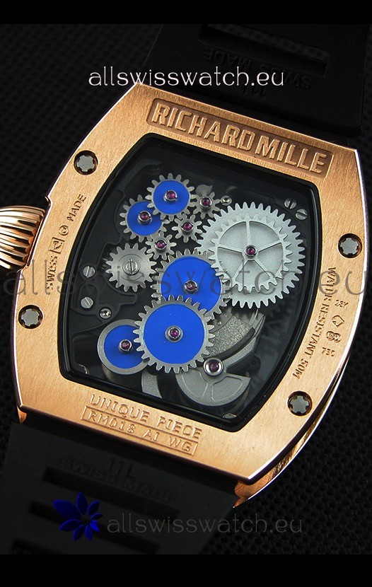 Richard Mille RM 018 Tourbillon Hommage A Boucheron Rose Gold Case Replica 8