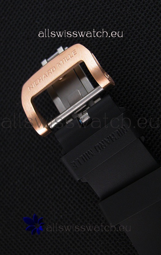 Richard Mille 19-02 Tourbillon Fleurin Pink Gold Replica 8