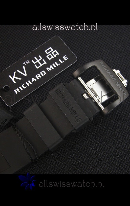 IMG_9081 Richard Mille RM035-2 Rafael Nadal Forged Carbon Case with White Crown Replica 8