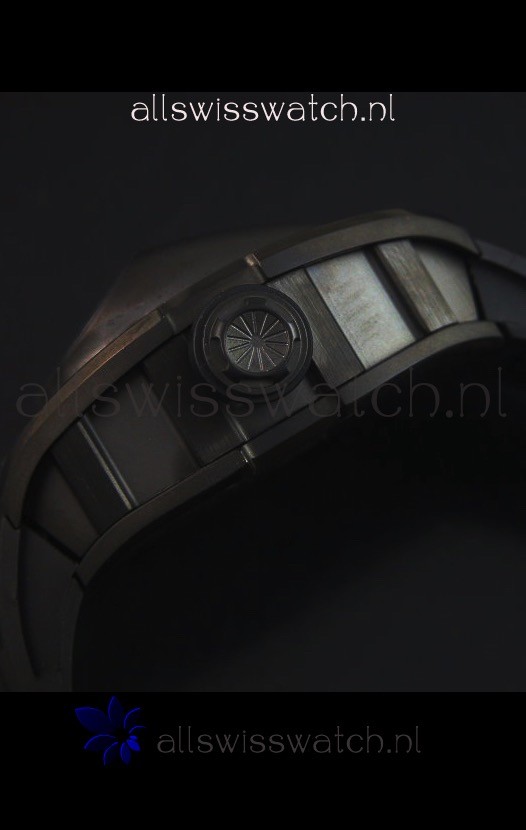IMG_9081 Richard Mille RM053 Tourbillon Pablo Mac Donoughin PVD Case Black Strap Replica 8
