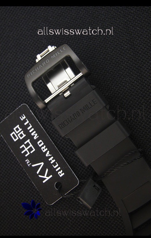 IMG_9081 Richard Mille RM035-2 Rafael Nadal Forged Carbon Case with Red Crown Replica 8