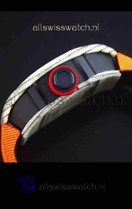 IMG_9081 Richard Mille RM027 Tourbillon Rafael Nadal Edition in Forged Carbon Case Replica 8