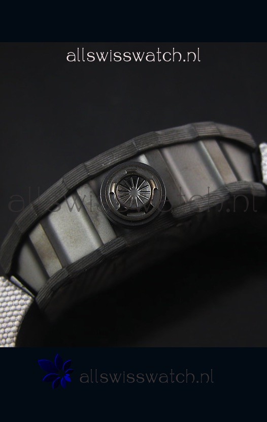 IMG_9081 Richard Mille RM35-01 Rafael Nadal EditionGrey Nylon Strap Replica 8