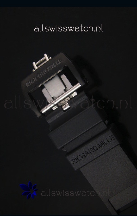 IMG_9081 Richard Mille RM059 Yohan Blake Forged Carbon Casein Green Bezel Replica 8