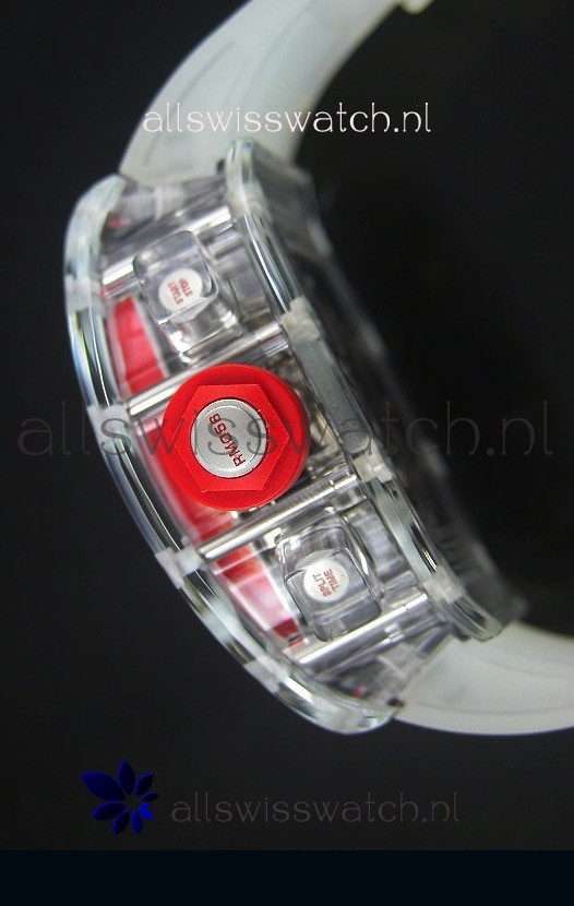 Richard Mille RM056-1 Tourbillon Felipe Massa Chronograh Red Bezel Replica 8