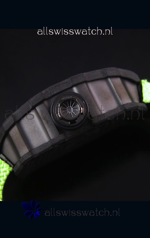 IMG_9081 Richard Mille RM35-01 Rafael Nadal EditionGreen Nylon Strap Replica 8