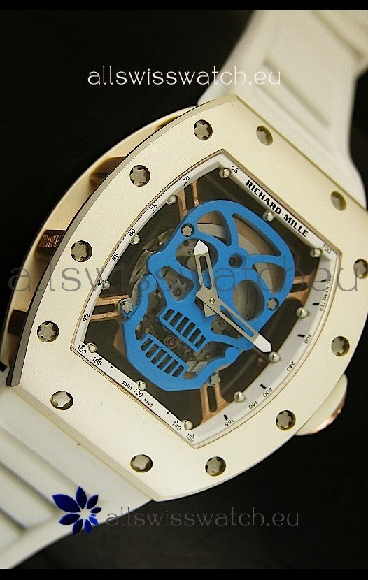 IMG_9081 Richard Mille RM052 Skull TourbillonCeramic Case Replica 8
