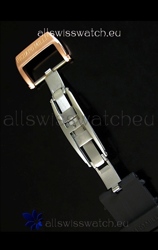 IMG_9081 Richard Mille RM011 Filipe Massa Pink Gold on Titanium Casing Replica 8