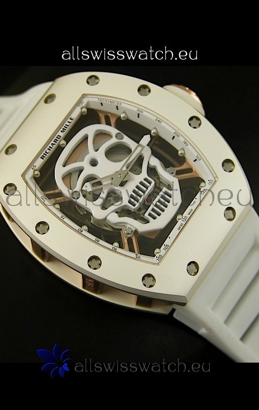 IMG_9081 Richard Mille RM052 Skull TourbillonCeramic Case Replica 8