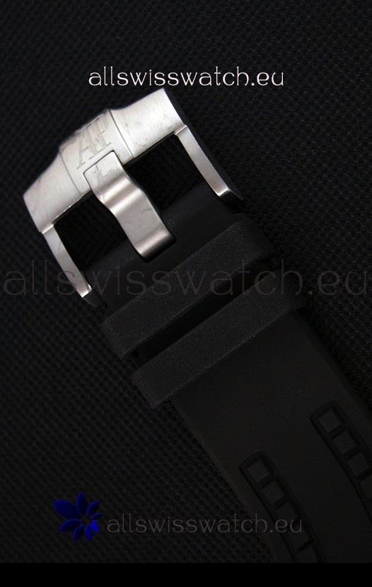IMG_9081 Audemars Piguet Royal Oak Survivor Chronograph Quartz in Black Dial Replica 8