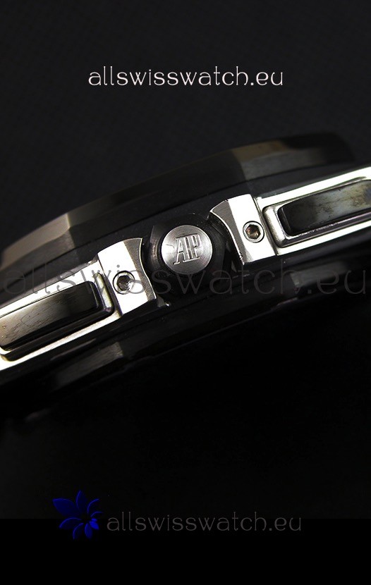 IMG_9081 Audemars Piguet Royal Oak Offshore Chronograph Quartz PVD Case Replica 8