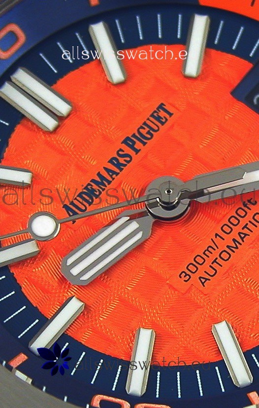 IMG_9081 Audemars Piguet Royal Oak Offshore Diver Automatic in Orange Replica 8