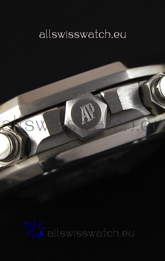IMG_9081 Audemars Piguet Royal Oak Chronograph Black Dial Quartz - 41MM Replica 8