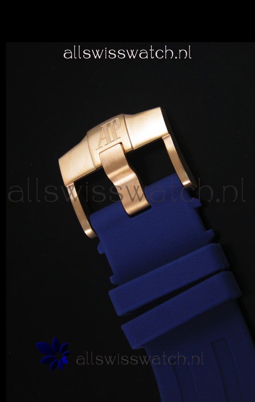 Audemars Piguet Royal Oak Offshore Michael Schumacher Rose Gold Ceramic Bezel Replica 8