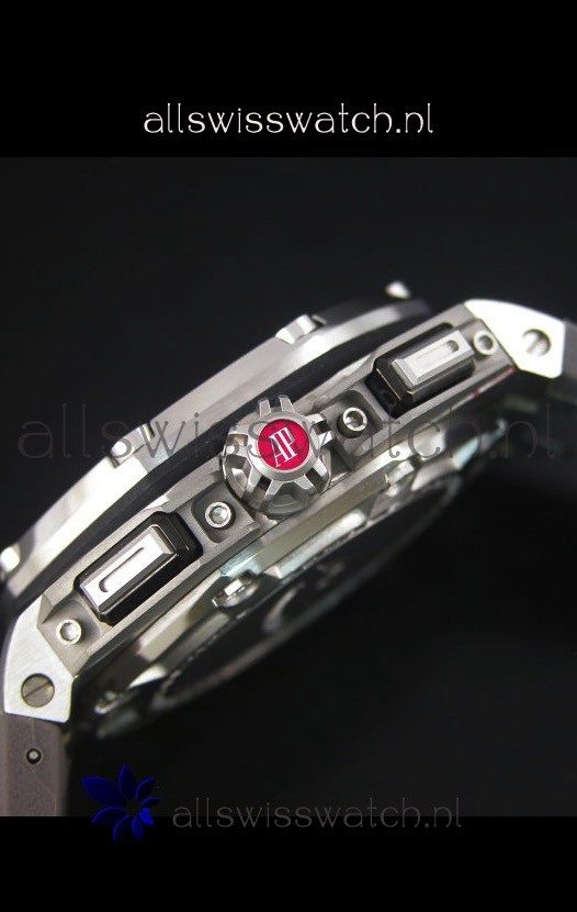 Audemars Piguet Royal Oak Offshore Michael Schumacher Quartz Movement in Grey Replica 8