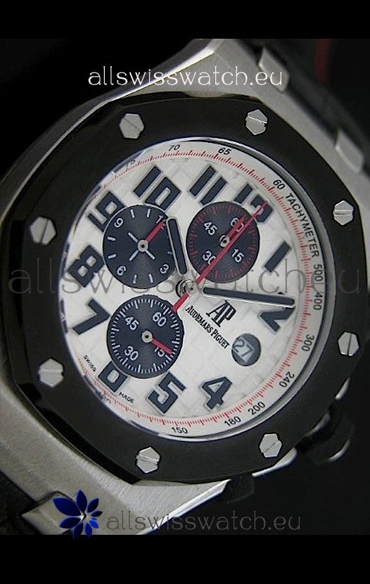 IMG_9081 Audemars Piguet Royal Oak in White Dial Replica 8