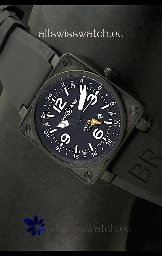 IMG_9081 Bell and Ross BR01-93 GMT in PVD Case Replica 8