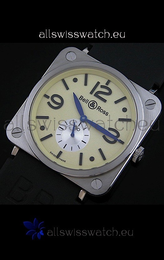 IMG_9081 Bell & Ross in Gold Ivory Dial Replica 8