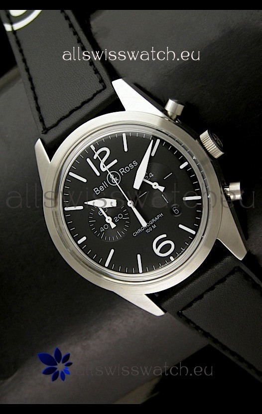 IMG_9081 Bell and Ross BR126 Vintage Quartz in Steel Case Replica 8