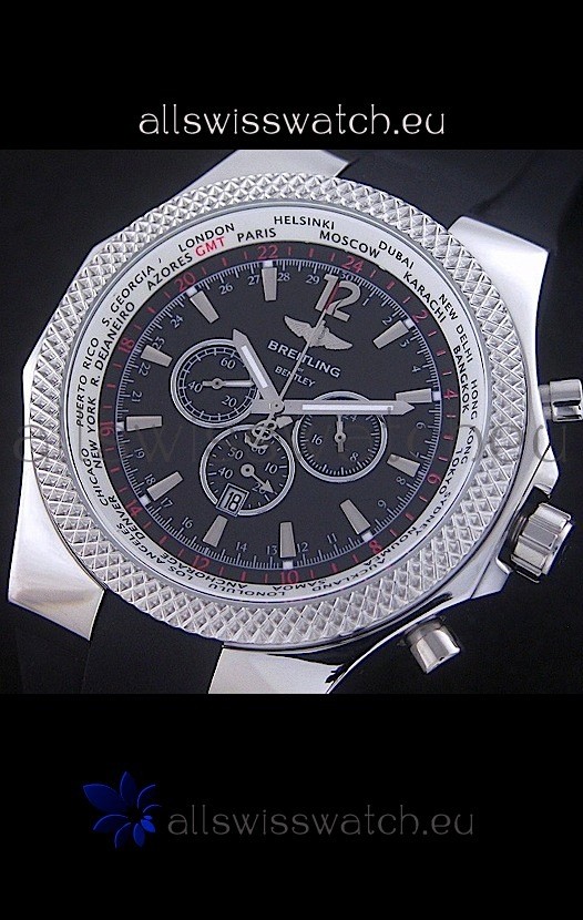 IMG_9081 Breitling Bentley Chronograph in Black Dial Replica 8