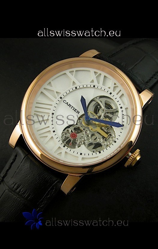 IMG_9081 Rotonde De Cartier Cadran Love - Yellow Gold Case Replica 8